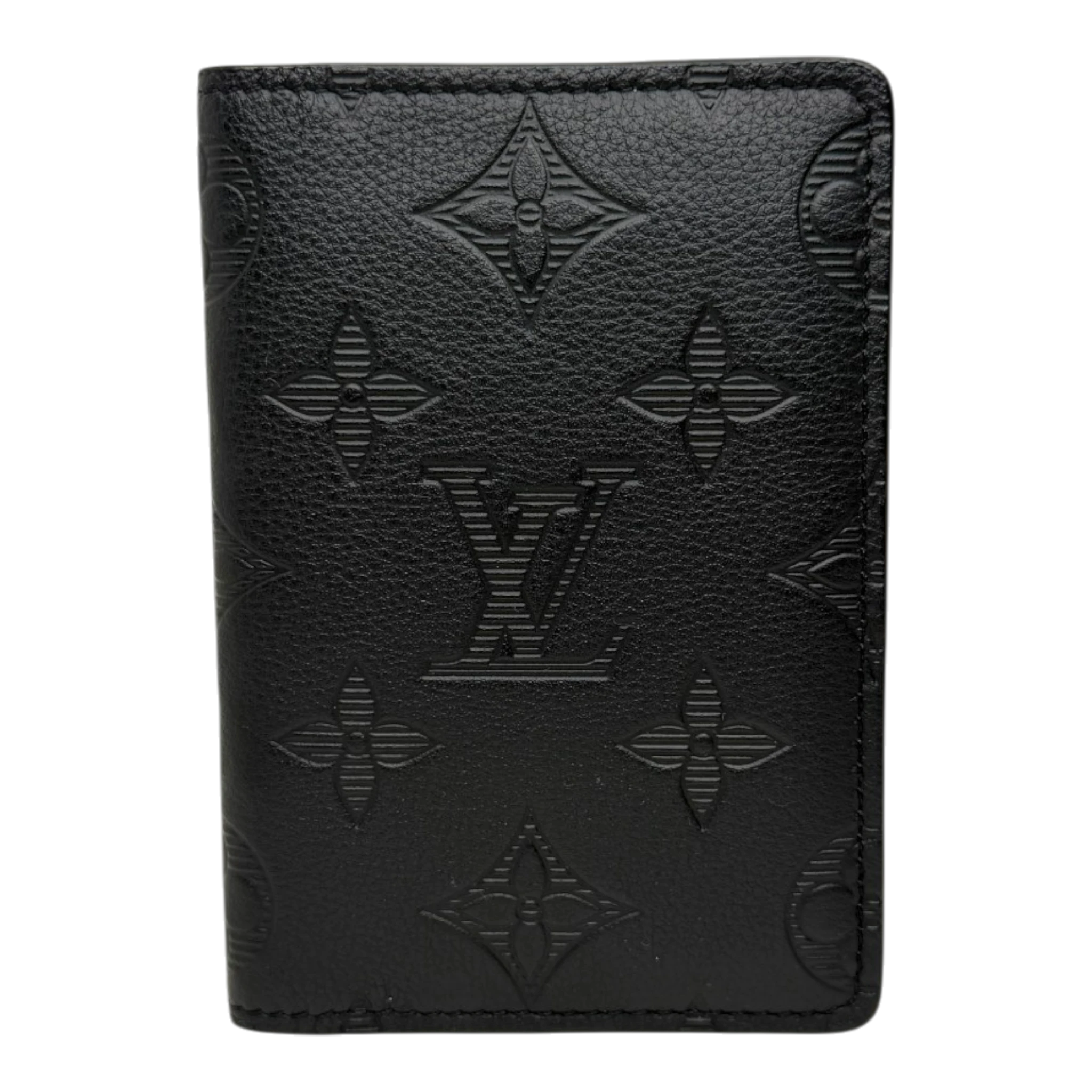Louis Vuitton Taschenorganizer Monogram Shadow Leder Fullset / neuwertig Louis Vuitton
