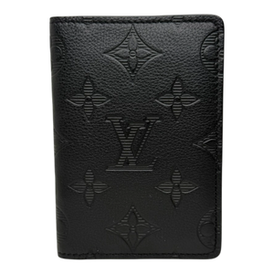 Louis Vuitton Taschenorganizer Monogram Shadow Leder Fullset / neuwertig