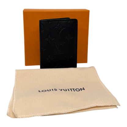 Louis Vuitton Taschenorganizer Monogram Shadow Leder Fullset / neuwertig Louis Vuitton
