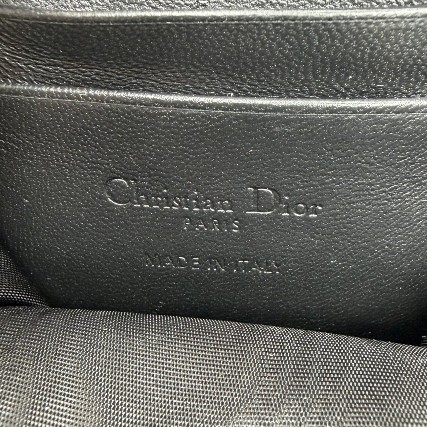 Dior Lady Dior Call'in Smartphone Tasche Lammleder schwarz 2025 / neuwertig Dior