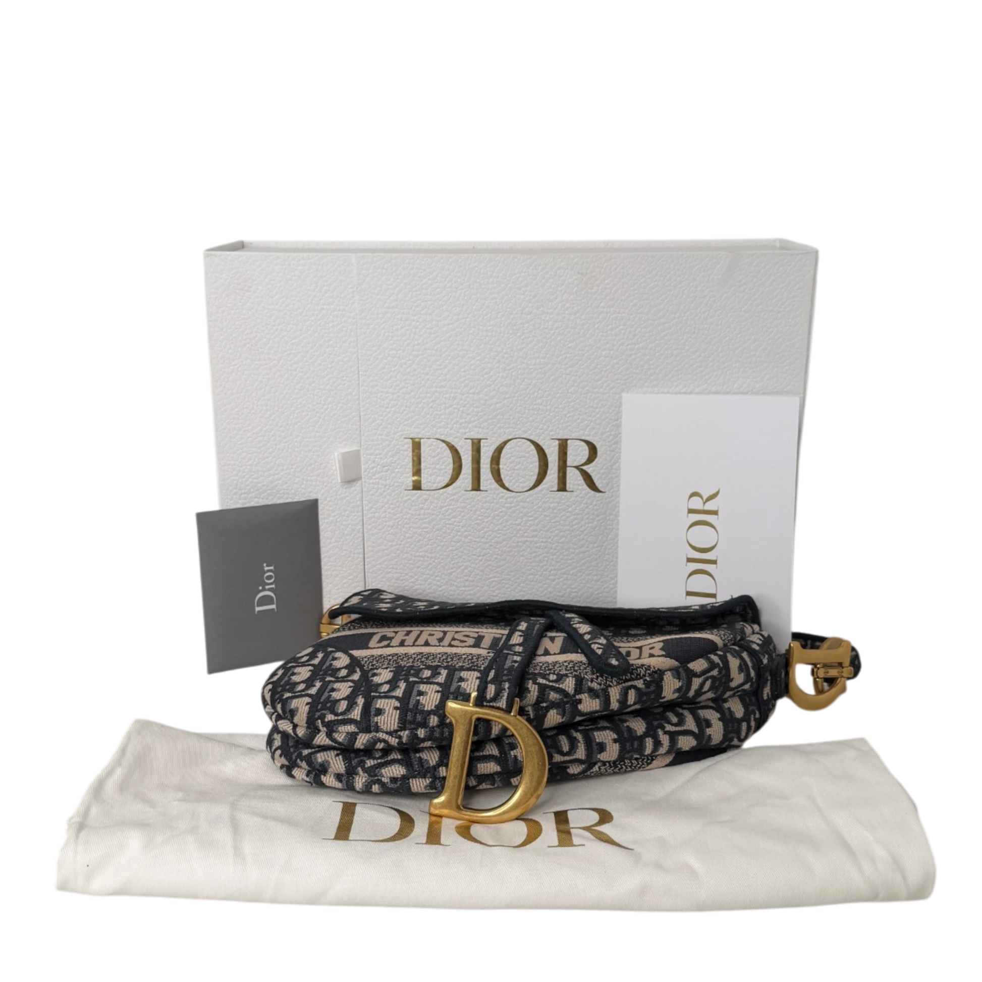 Dior Saddle Bag Dior Oblique mittelgroß / neuwertig Dior