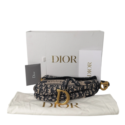 Dior Saddle Bag Dior Oblique mittelgroß / neuwertig Dior