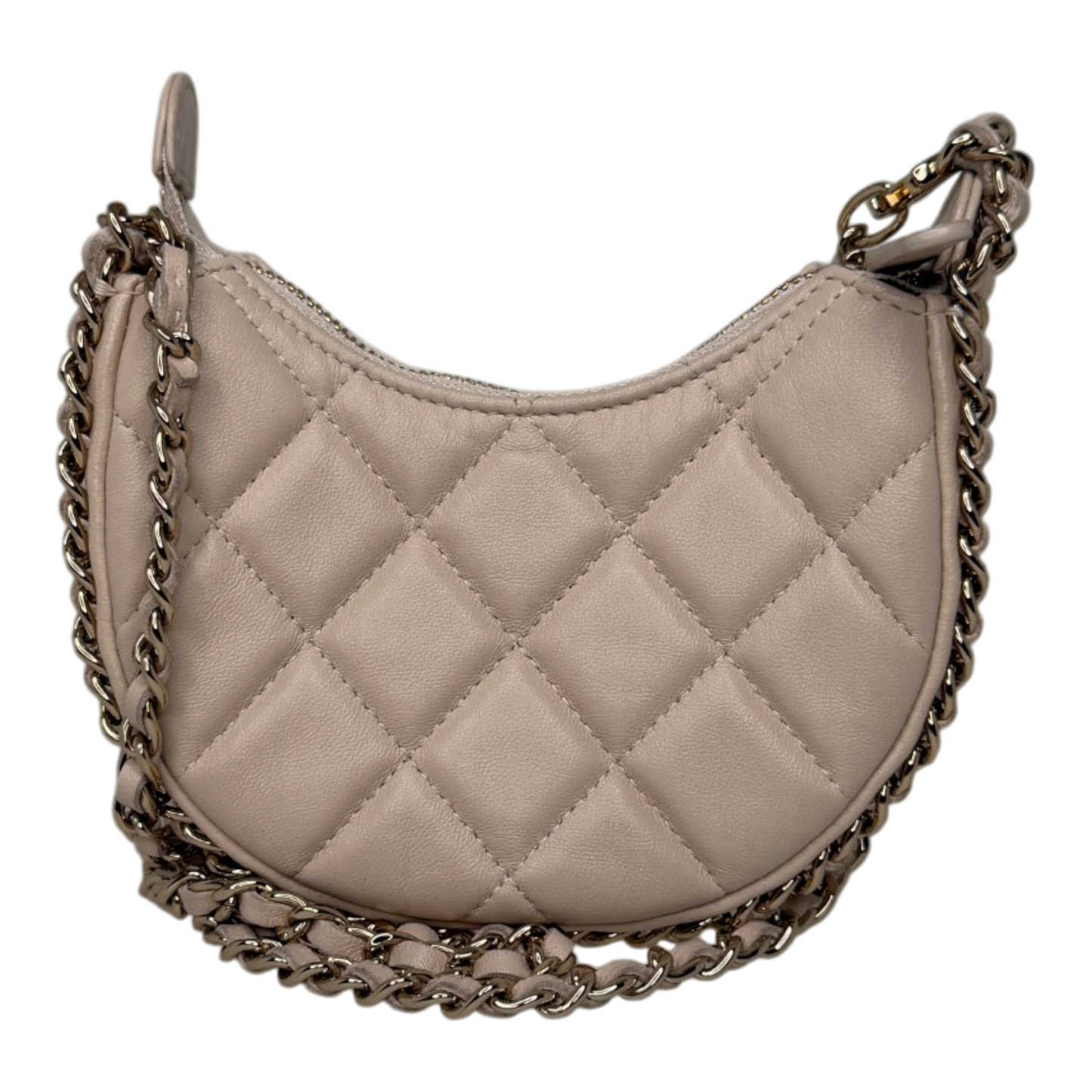 Chanel Hobo Bag Mini light beige Lammleder / sehr gut Chanel