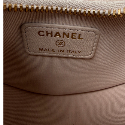 Chanel Hobo Bag Mini light beige Lammleder / sehr gut Chanel
