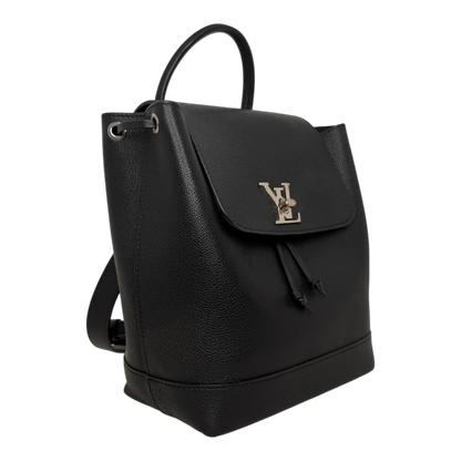 Louis Vuitton Lockme Lederrucksack schwarz silber / sehr gut Louis Vuitton