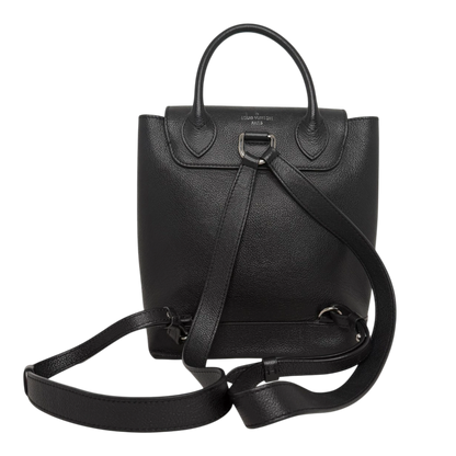 Louis Vuitton Lockme Lederrucksack schwarz silber / sehr gut Louis Vuitton