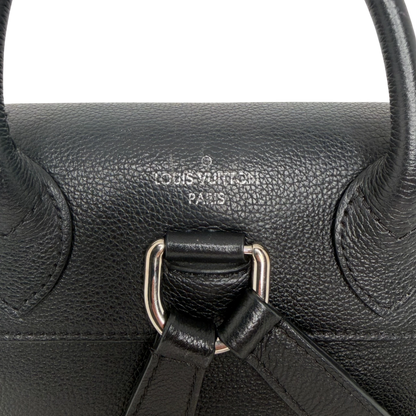 Louis Vuitton Lockme Lederrucksack schwarz silber / sehr gut Louis Vuitton