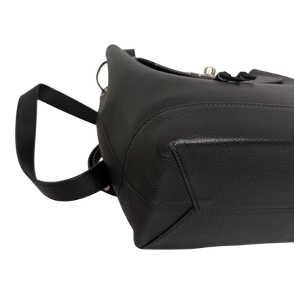 Louis Vuitton Lockme Lederrucksack schwarz silber / sehr gut Louis Vuitton