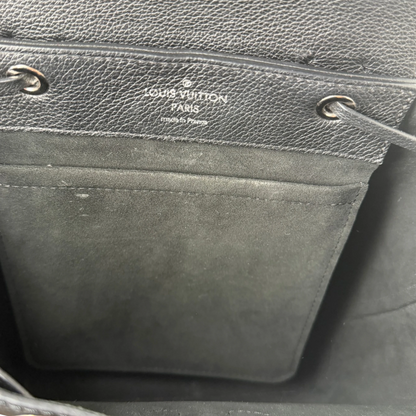 Louis Vuitton Lockme Lederrucksack schwarz silber / sehr gut Louis Vuitton
