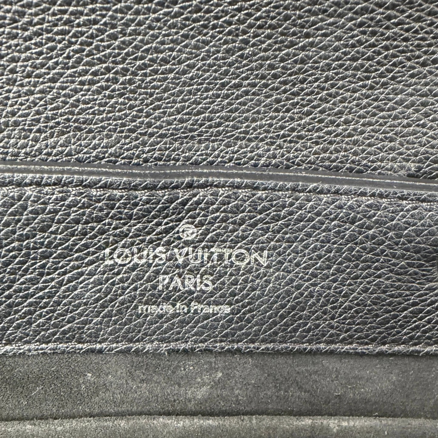 Louis Vuitton Lockme Lederrucksack schwarz silber / sehr gut Louis Vuitton