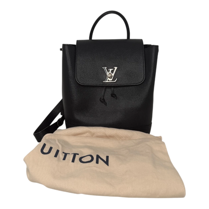 Louis Vuitton Lockme Lederrucksack schwarz silber / sehr gut Louis Vuitton