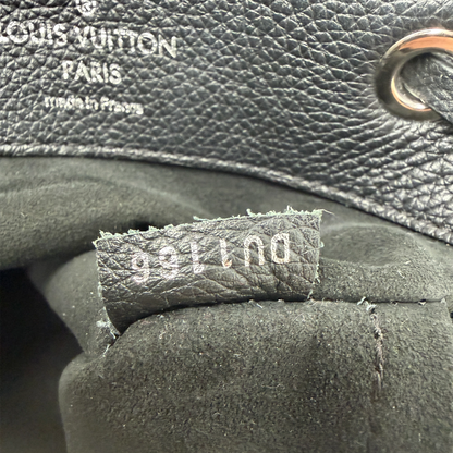 Louis Vuitton Lockme Lederrucksack schwarz silber / sehr gut Louis Vuitton