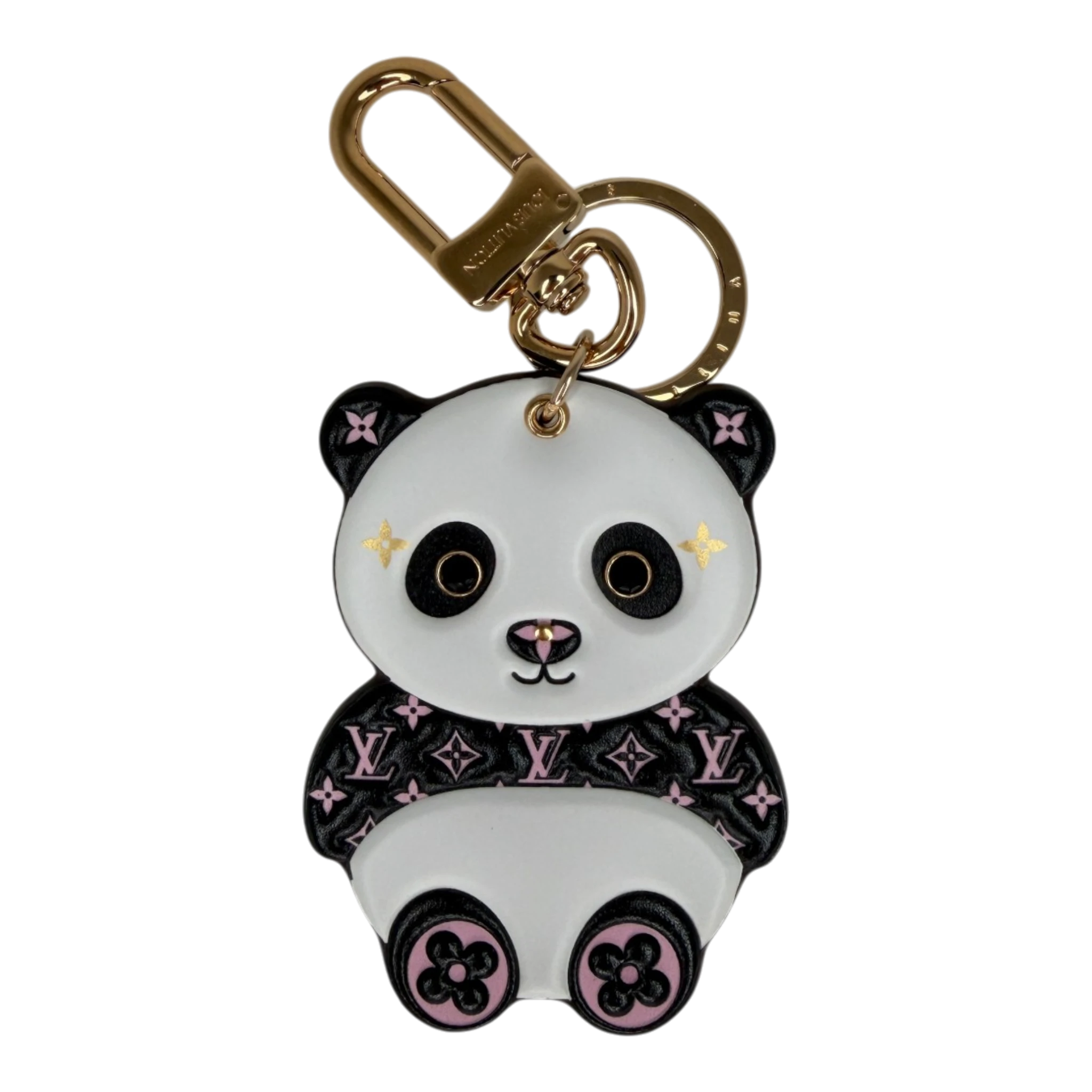 Louis Vuitton Key Holder Bag Charm Panda M00993 Fullset Louis Vuitton