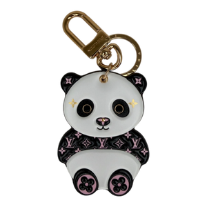 Louis Vuitton Key Holder Bag Charm Panda M00993 Fullset