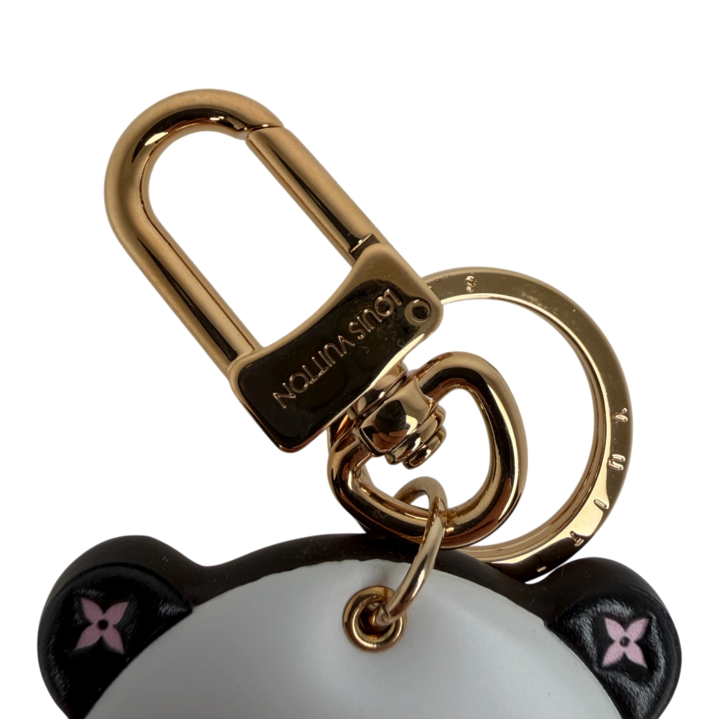 Louis Vuitton Key Holder Bag Charm Panda M00993 Fullset Louis Vuitton