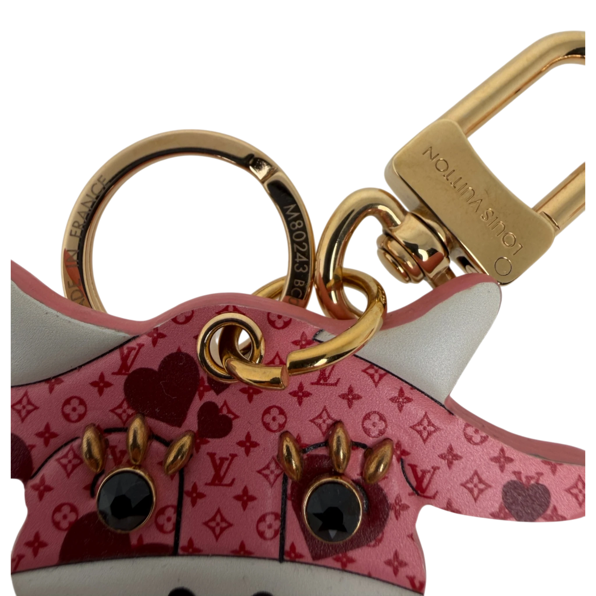 Louis Vuitton Key Holder Bag Charm Rodeo M80243 Fullset Louis Vuitton