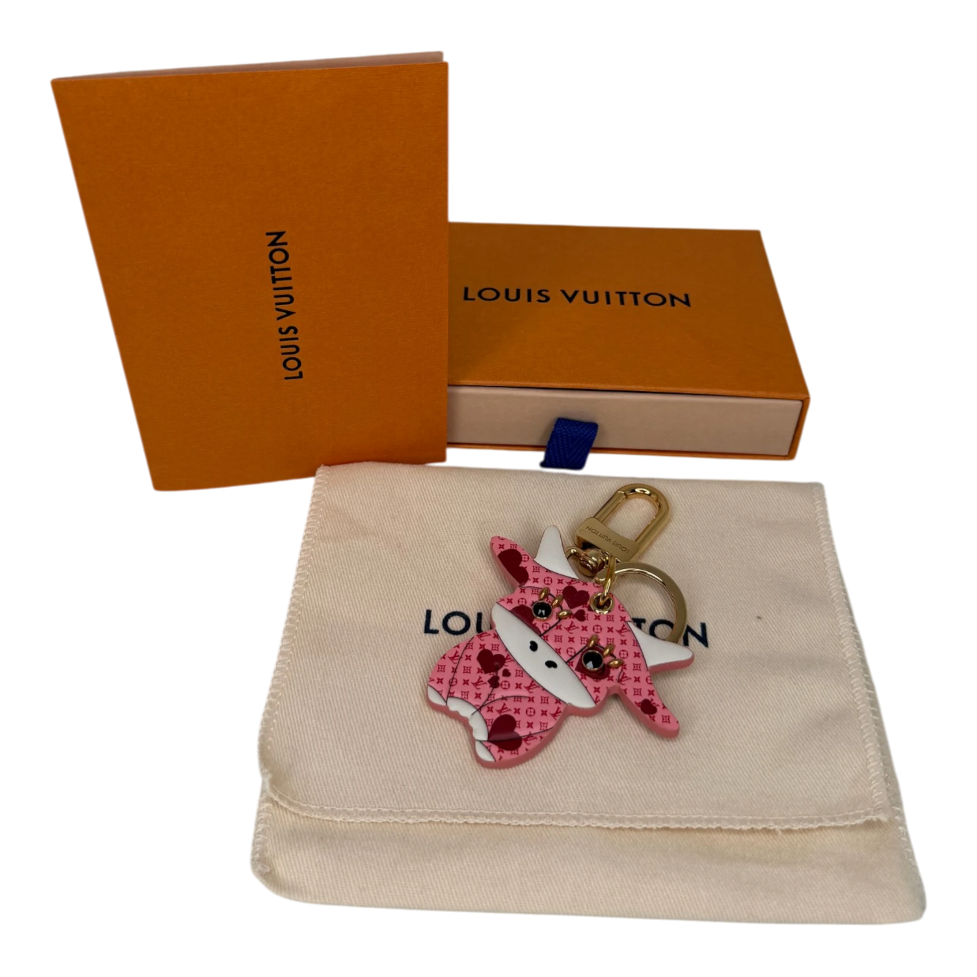 Louis Vuitton Key Holder Bag Charm Rodeo M80243 Fullset Louis Vuitton