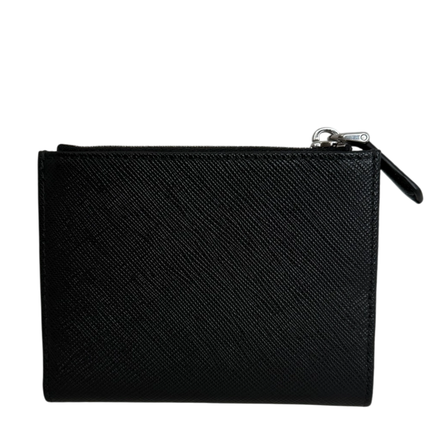 Prada Portemonnaie Saffiano Small Leder schwarz Fullset Prada