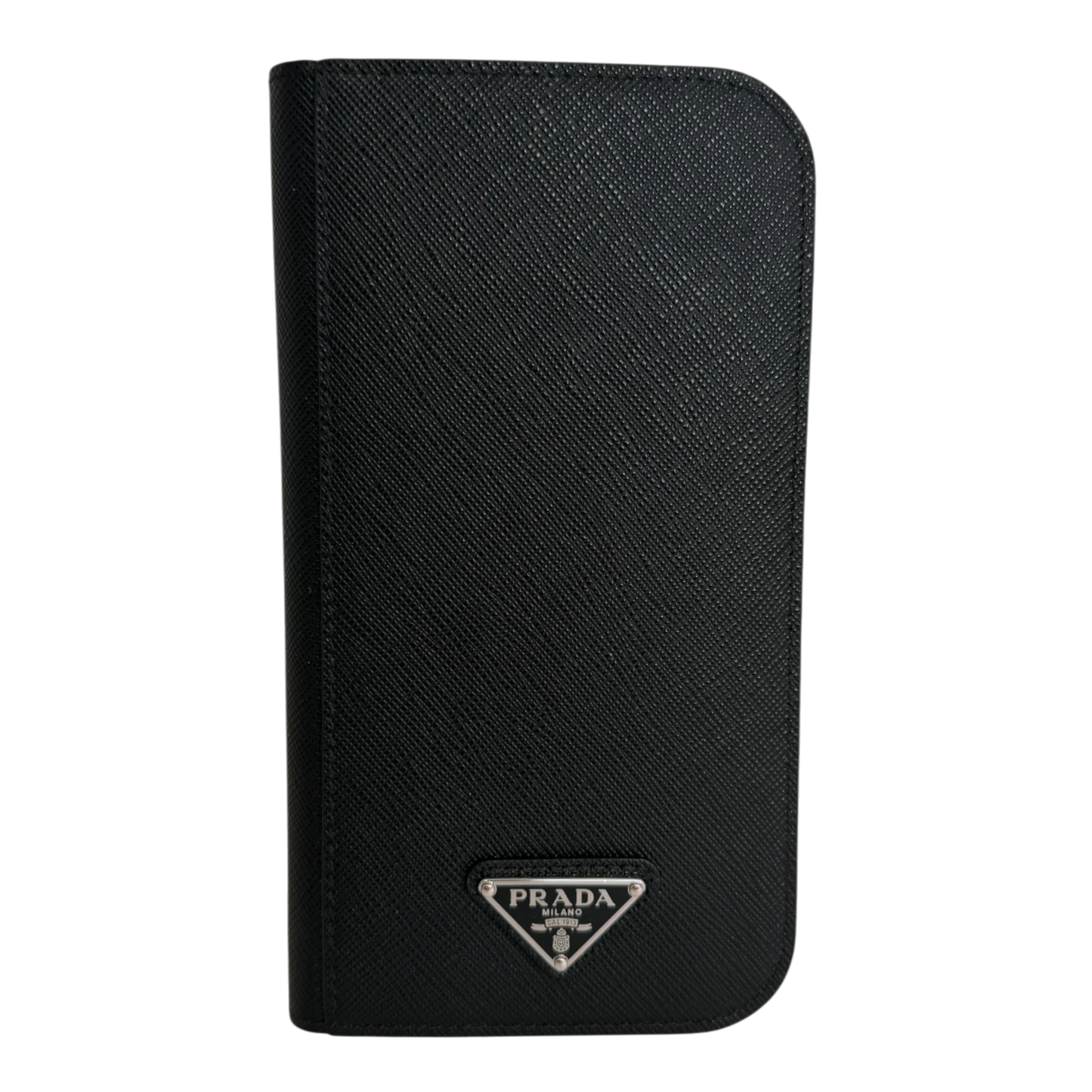 Prada Hülle iPhone 17 Pro Max Saffiano Leder schwarz Fullset Prada
