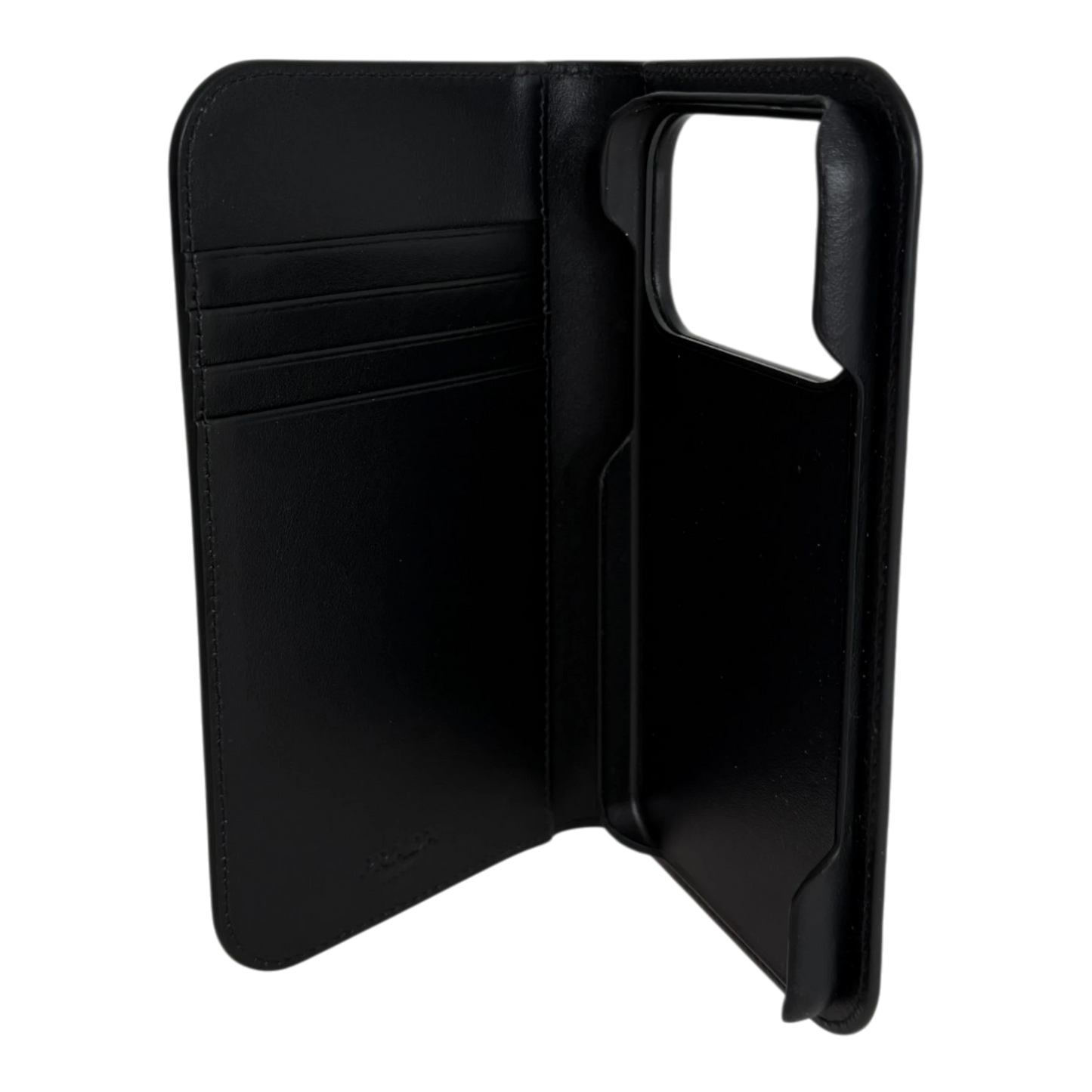 Prada Hülle iPhone 17 Pro Max Saffiano Leder schwarz Fullset Prada