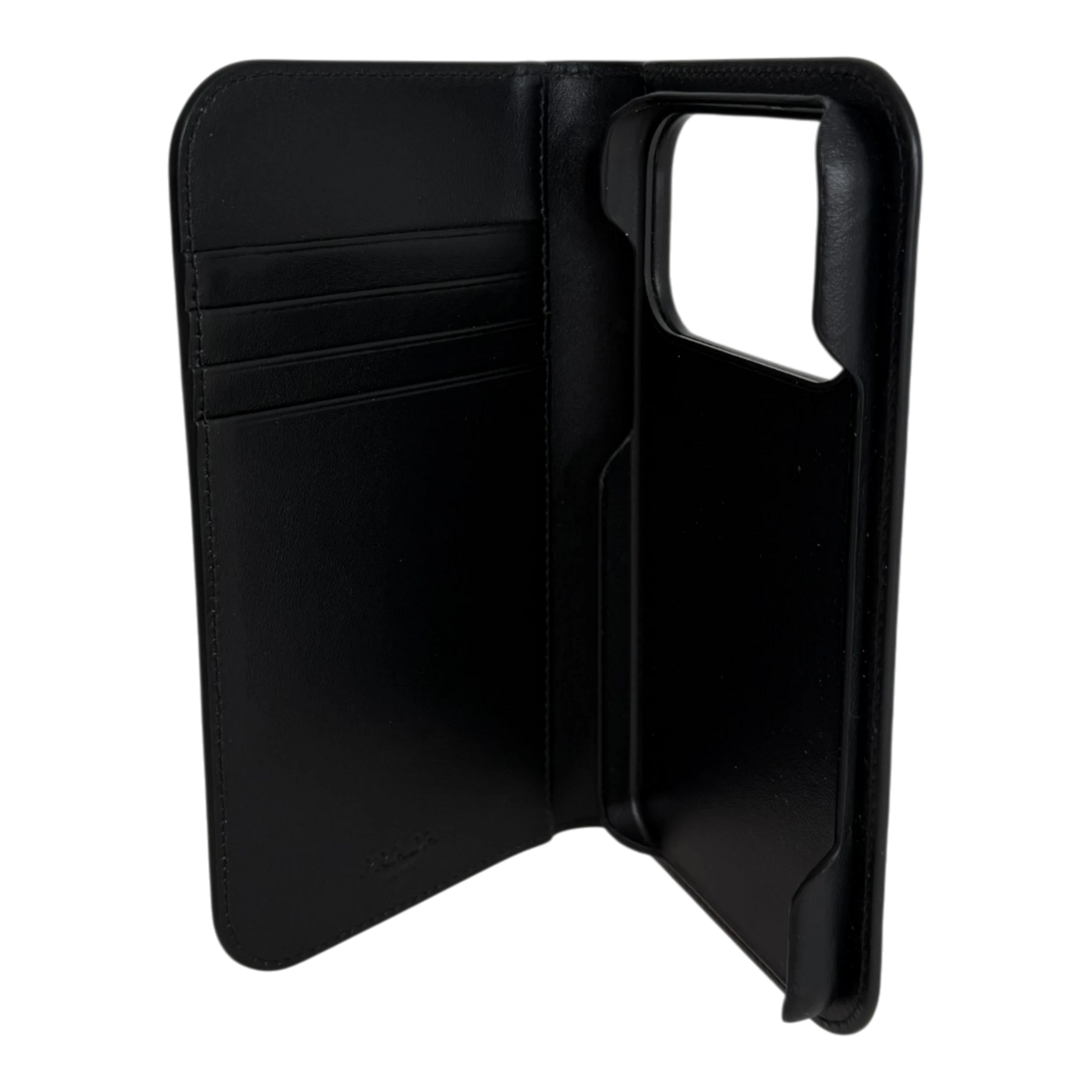 Prada Hülle iPhone 17 Pro Max Saffiano Leder schwarz Fullset Prada