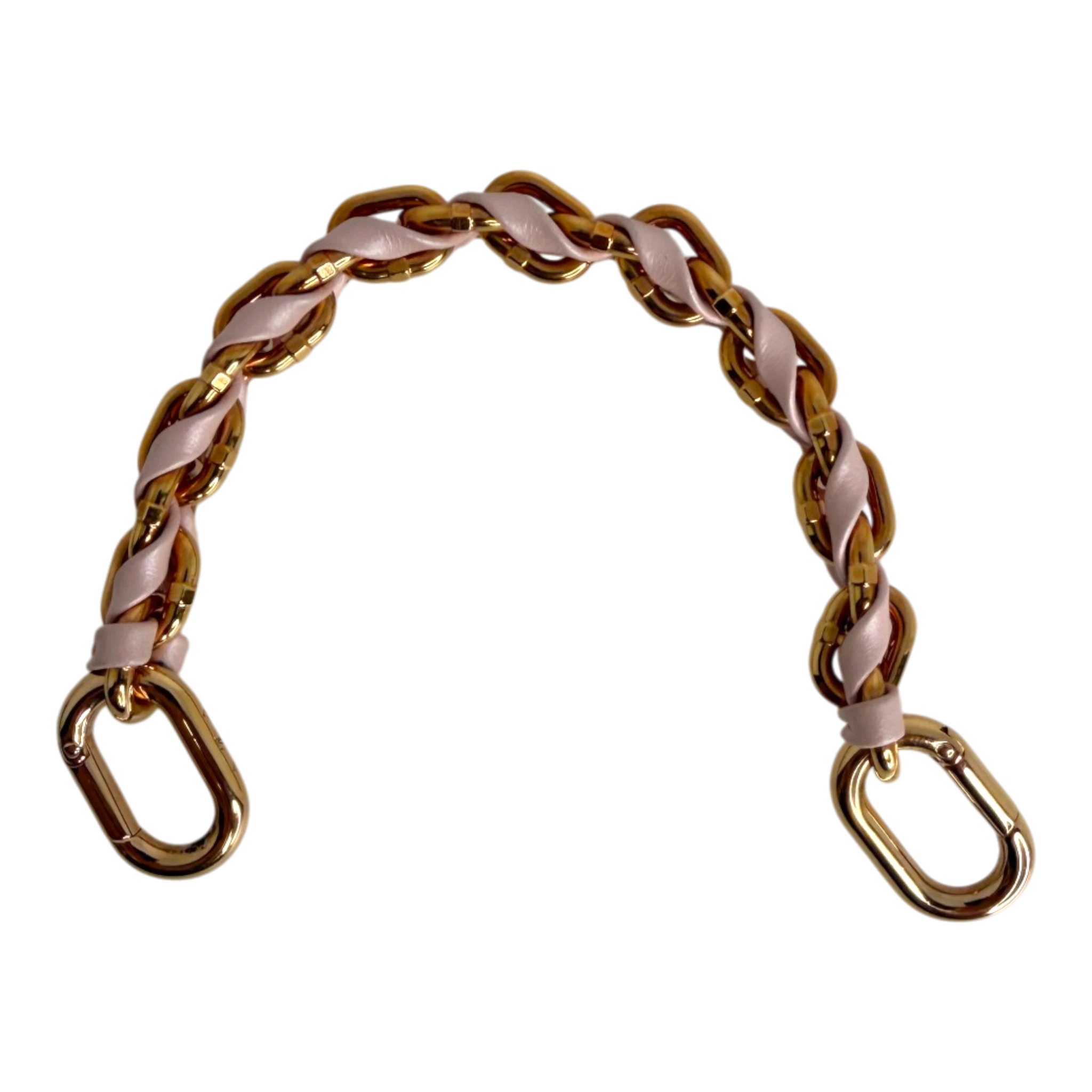 Louis Vuitton Braided kurze Kette goldene Hardware Louis Vuitton