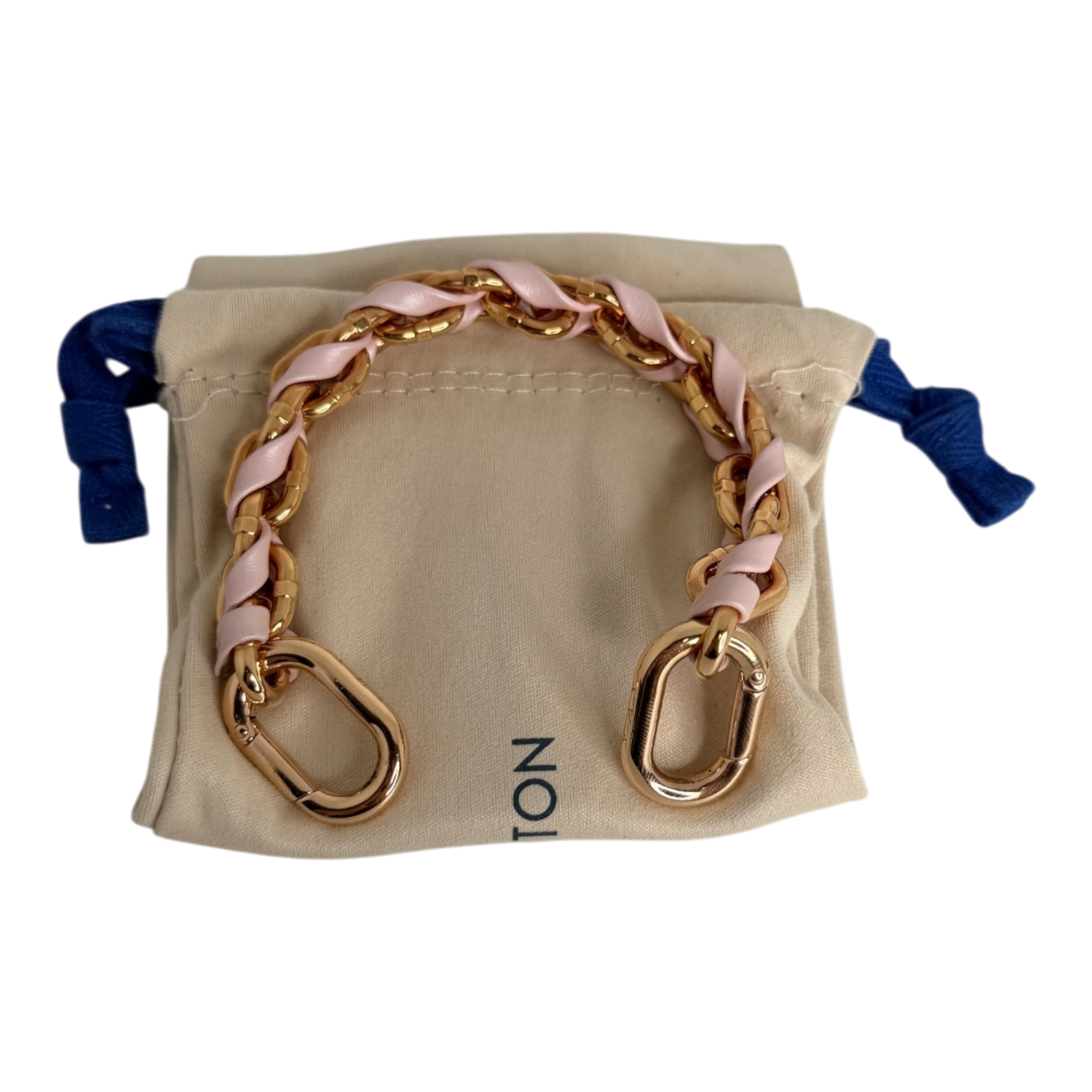 Louis Vuitton Braided kurze Kette goldene Hardware Louis Vuitton