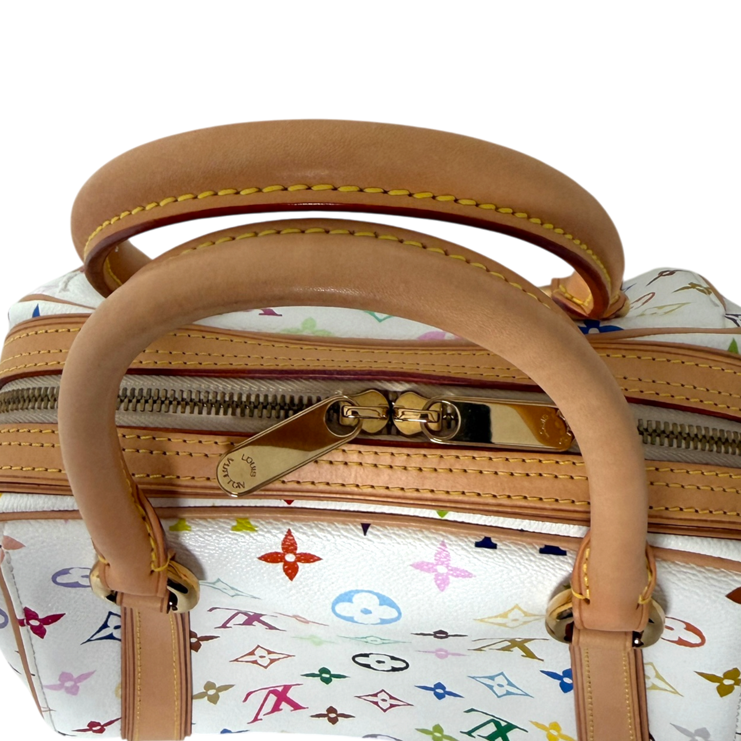 Louis Vuitton Priscilla Multicolor Takashi Murakami white Louis Vuitton
