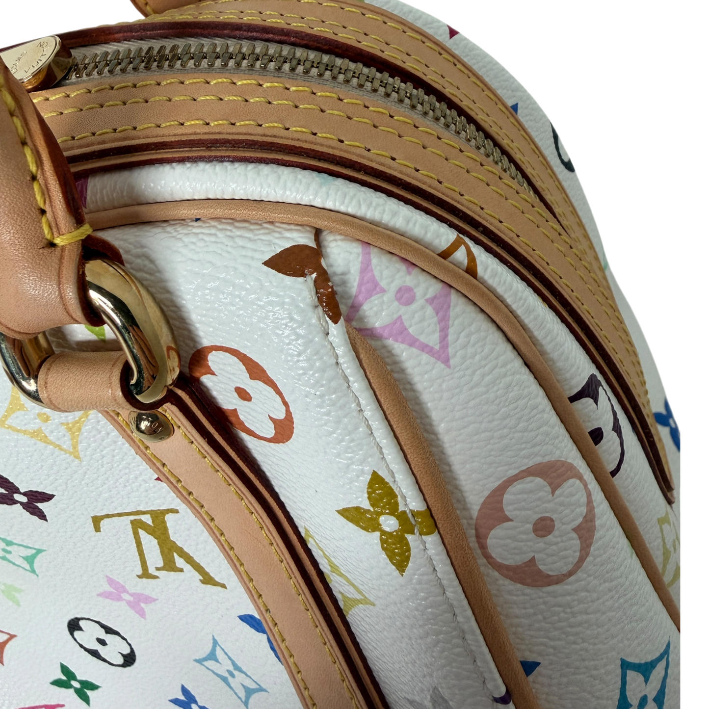 Louis Vuitton Priscilla Multicolor Takashi Murakami white Louis Vuitton