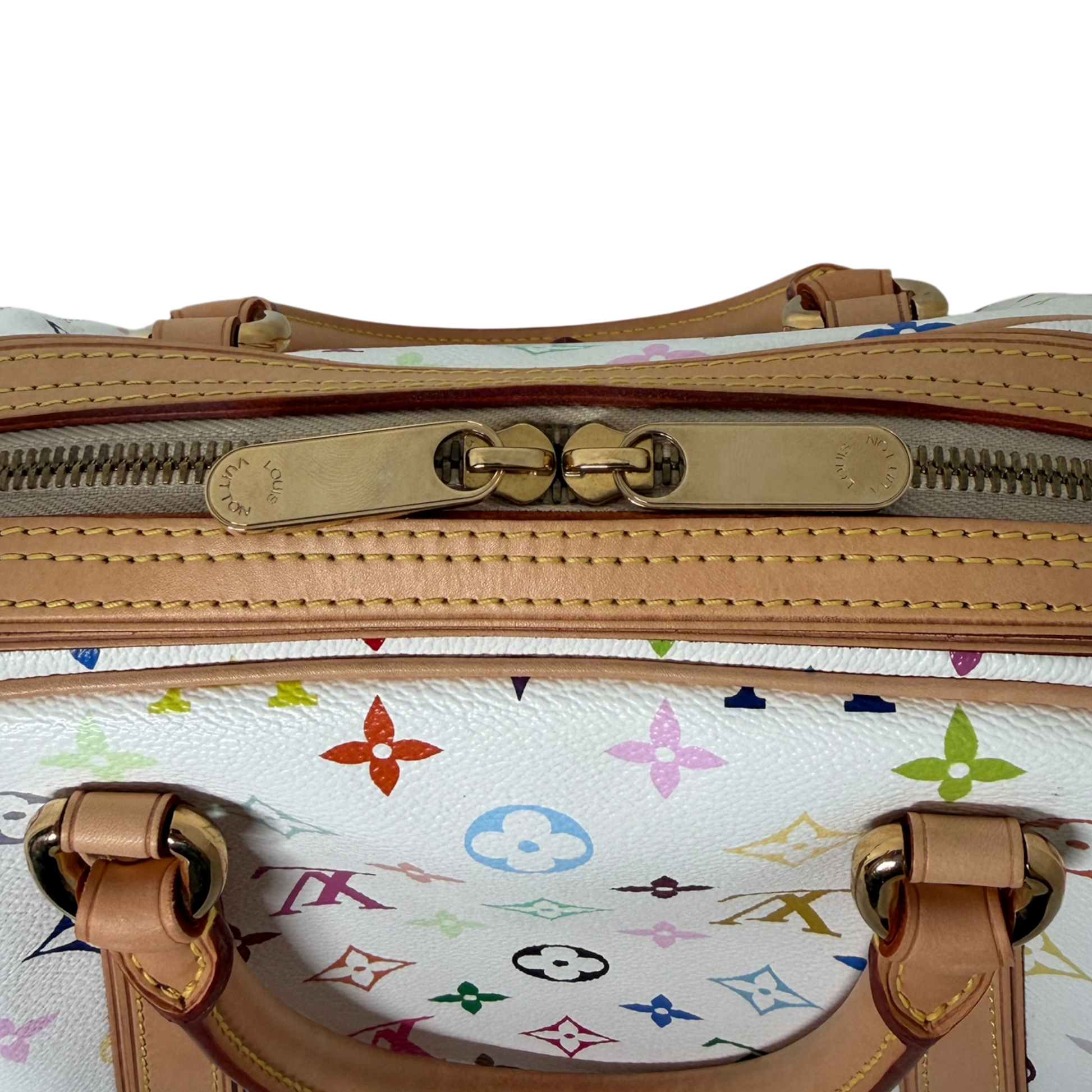 Louis Vuitton Priscilla Multicolor Takashi Murakami white Louis Vuitton