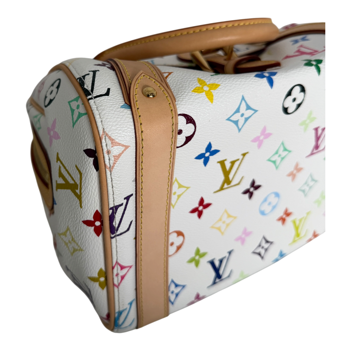 Louis Vuitton Priscilla Multicolor Takashi Murakami white Louis Vuitton