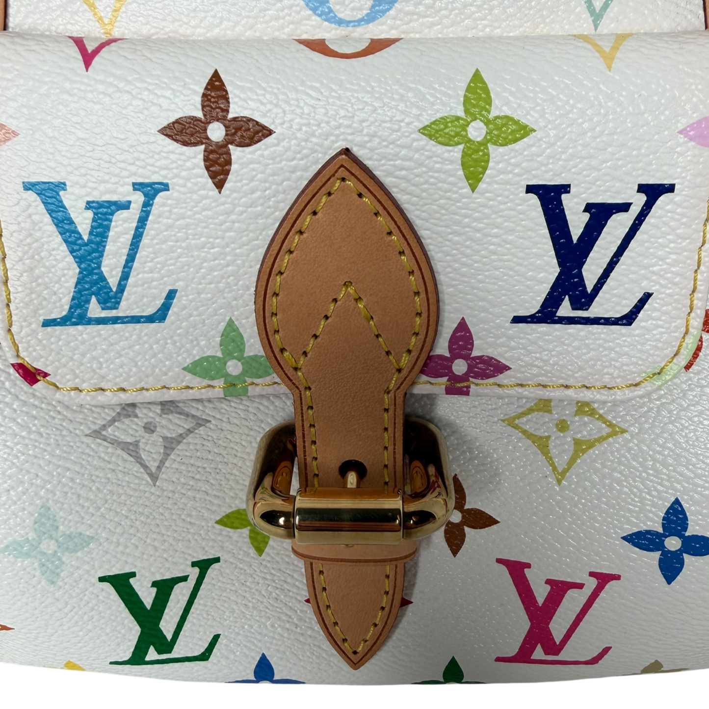 Louis Vuitton Priscilla Multicolor Takashi Murakami white Louis Vuitton
