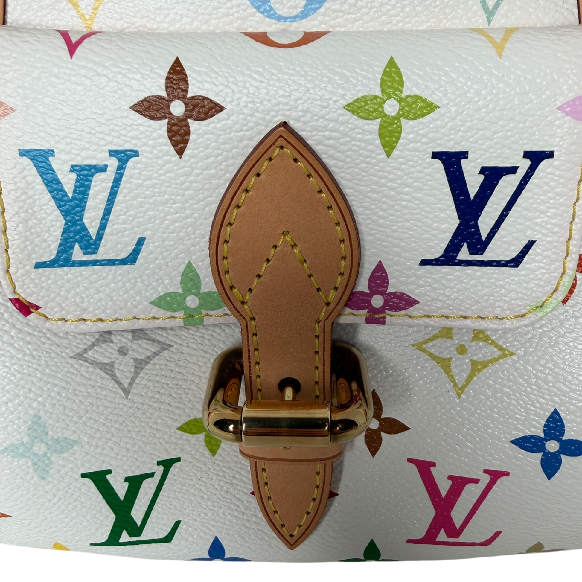 Louis Vuitton Priscilla Multicolor Takashi Murakami white Louis Vuitton