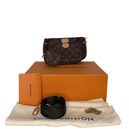 Louis Vuitton Multi Pochette Accessoires Monogram Khaki Louis Vuitton
