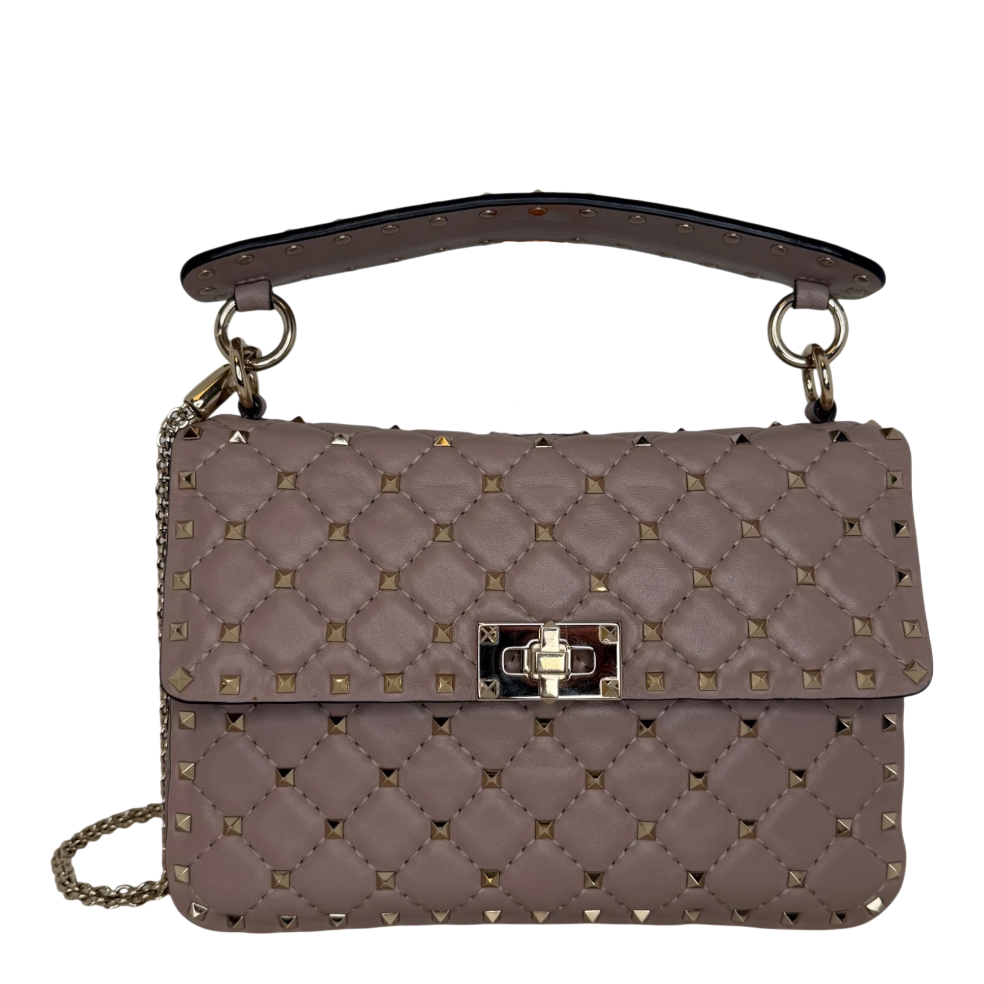 Valentino Garavani Rockstud Spike.Up Flap Bag Quilted Leather Medium Valentino