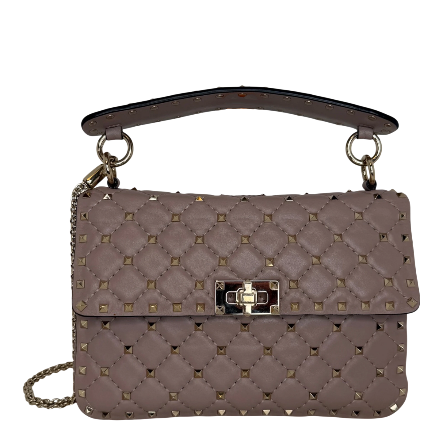 Valentino Garavani Rockstud Spike.Up Flap Bag Quilted Leather Medium Valentino