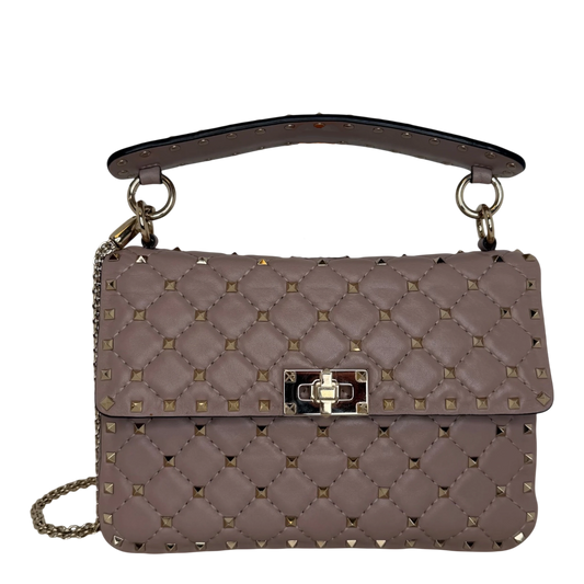 Valentino Garavani Rockstud Spike.Up Flap Bag Quilted Leather Medium Valentino
