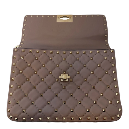 Valentino Garavani Rockstud Spike.Up Flap Bag Quilted Leather Medium Valentino