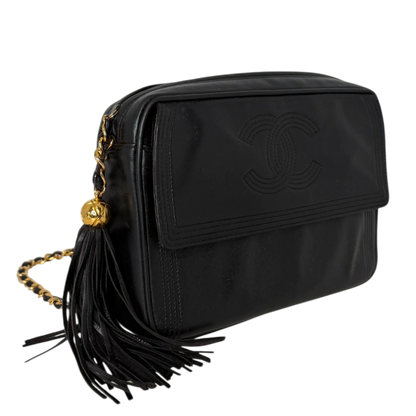 Chanel Coco Mark Camera Bag Lammleder Schwarz Chanel
