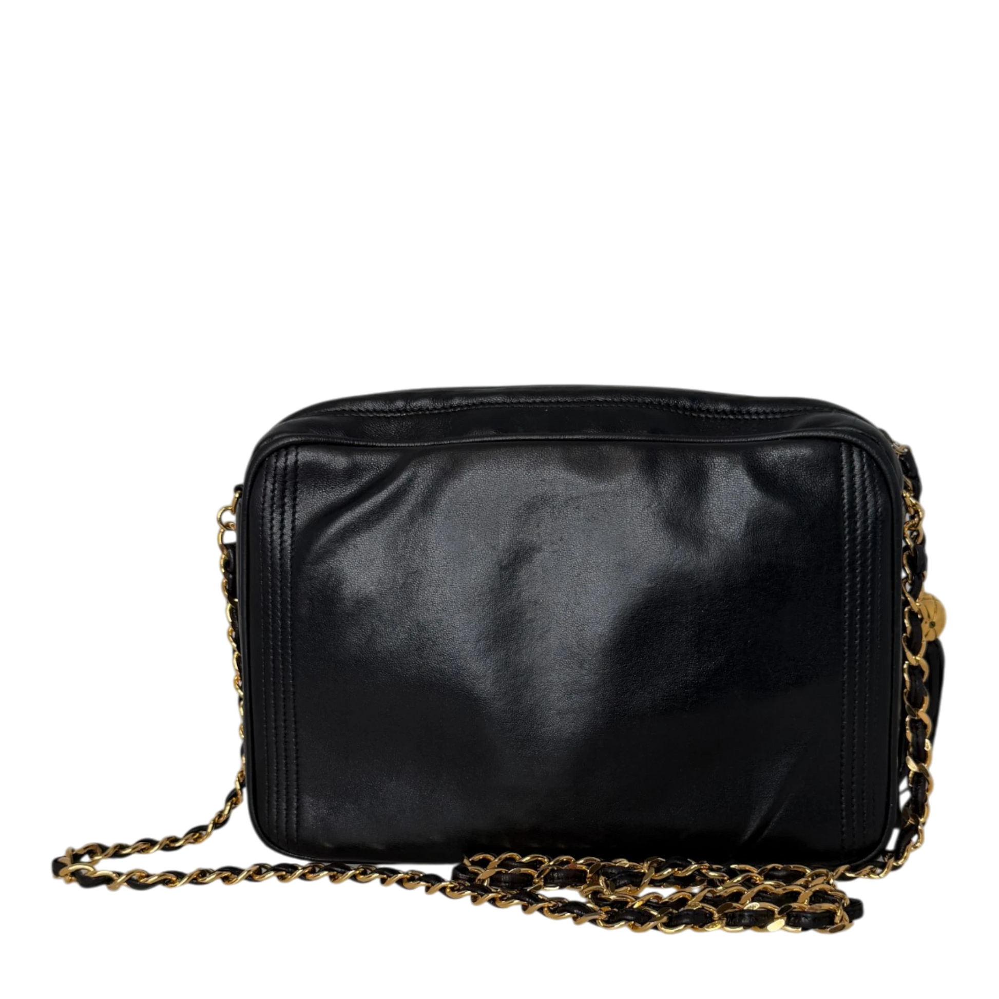 Chanel Coco Mark Camera Bag Lammleder Schwarz Chanel