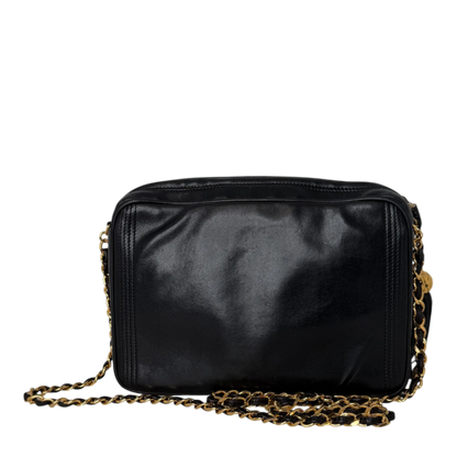 Chanel Coco Mark Camera Bag Lammleder Schwarz Chanel