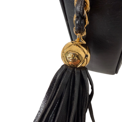 Chanel Coco Mark Camera Bag Lammleder Schwarz Chanel