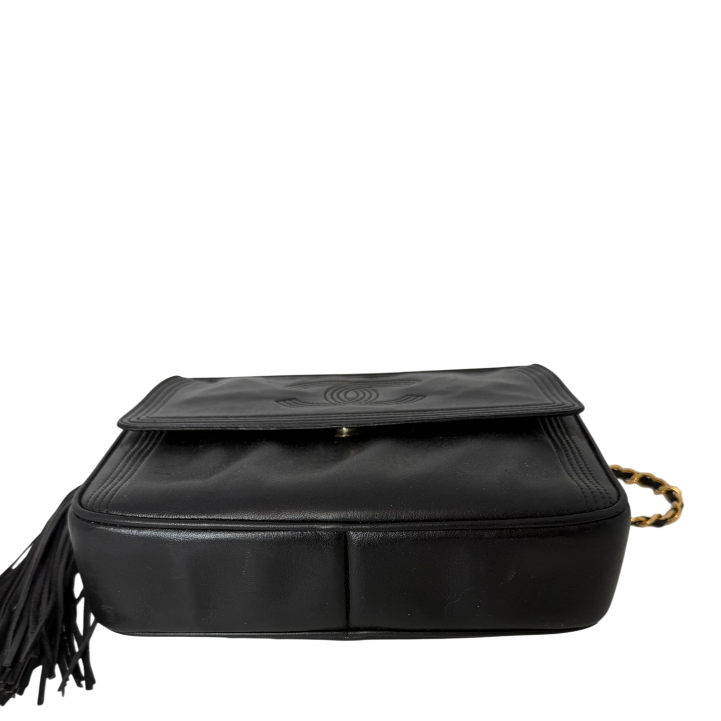 Chanel Coco Mark Camera Bag Lammleder Schwarz Chanel
