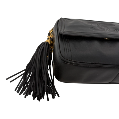 Chanel Coco Mark Camera Bag Lammleder Schwarz Chanel