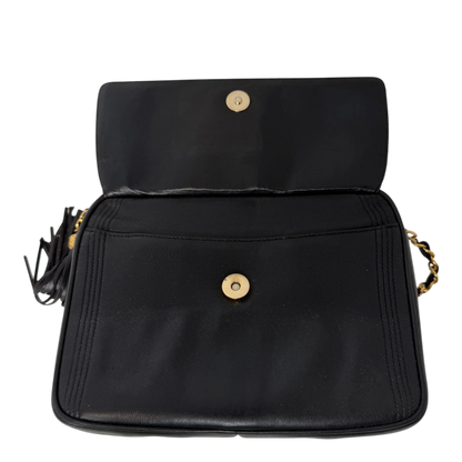 Chanel Coco Mark Camera Bag Lammleder Schwarz Chanel