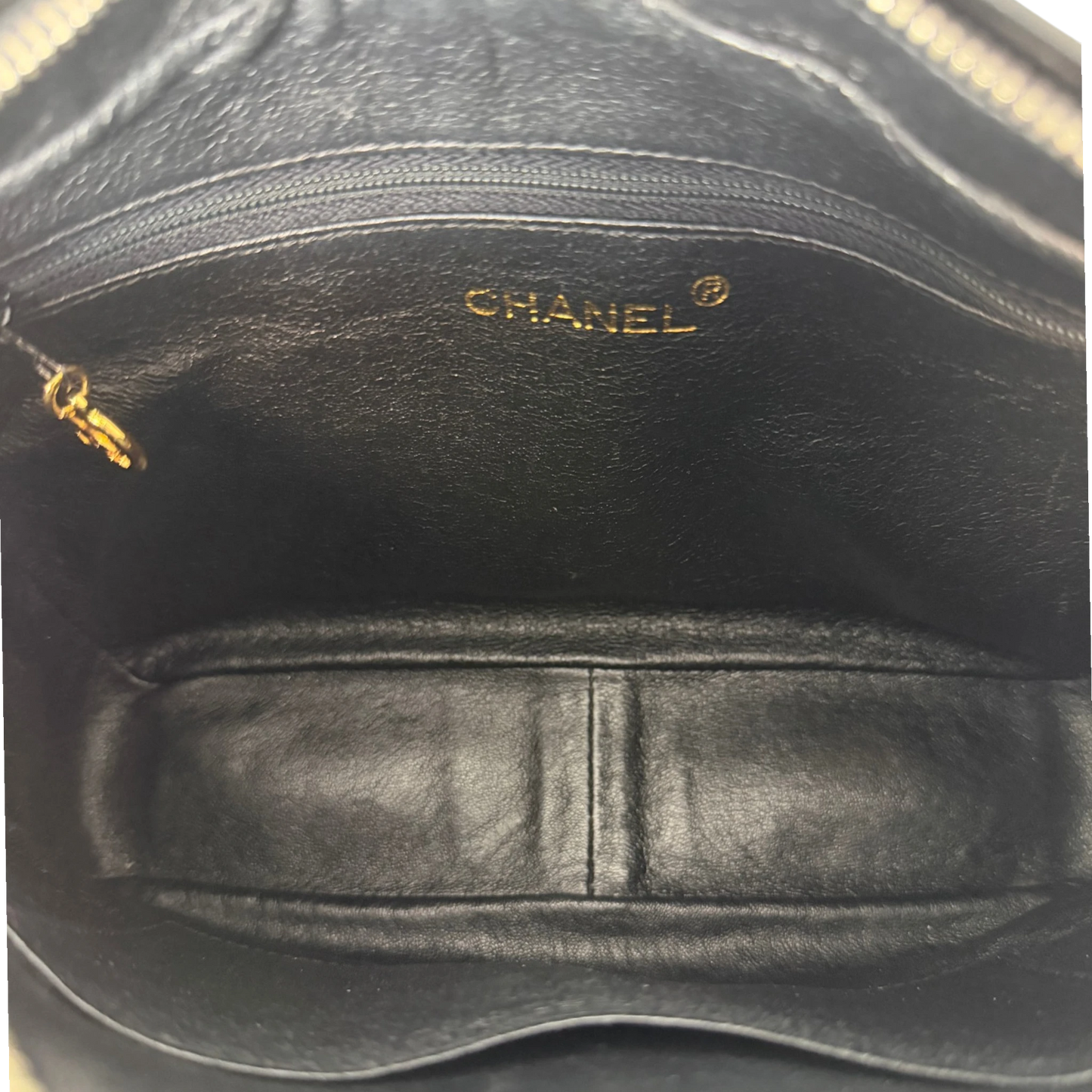 Chanel Coco Mark Camera Bag Lammleder Schwarz Chanel