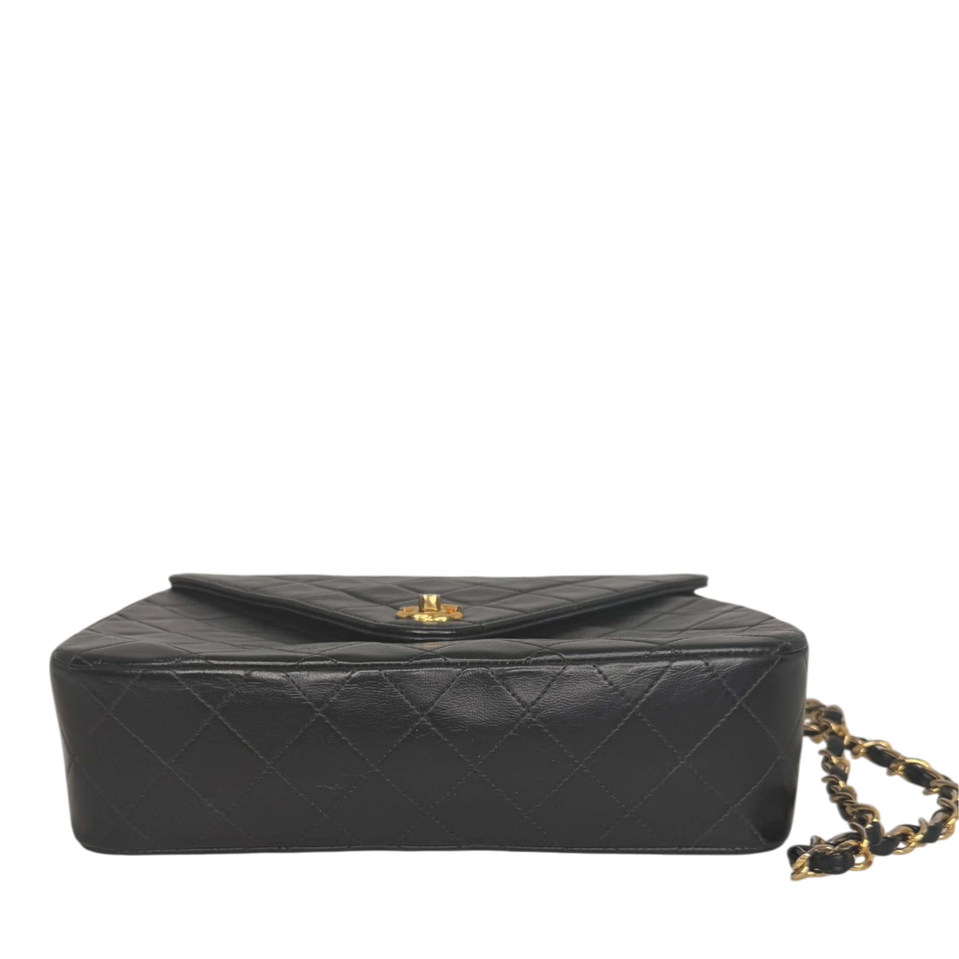 Chanel Classic Envelope Tasche Lammleder schwarz Chanel