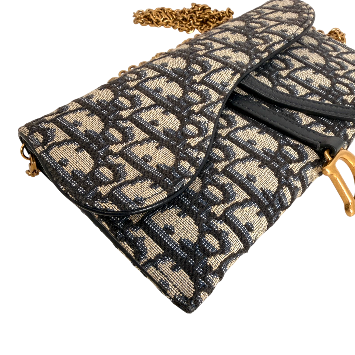 Dior Saddle Long Wallet Oblique Dior