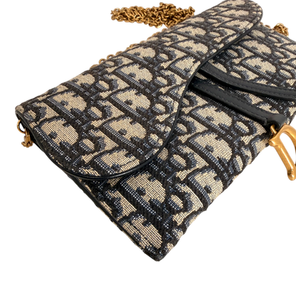 Dior Saddle Long Wallet Oblique Dior