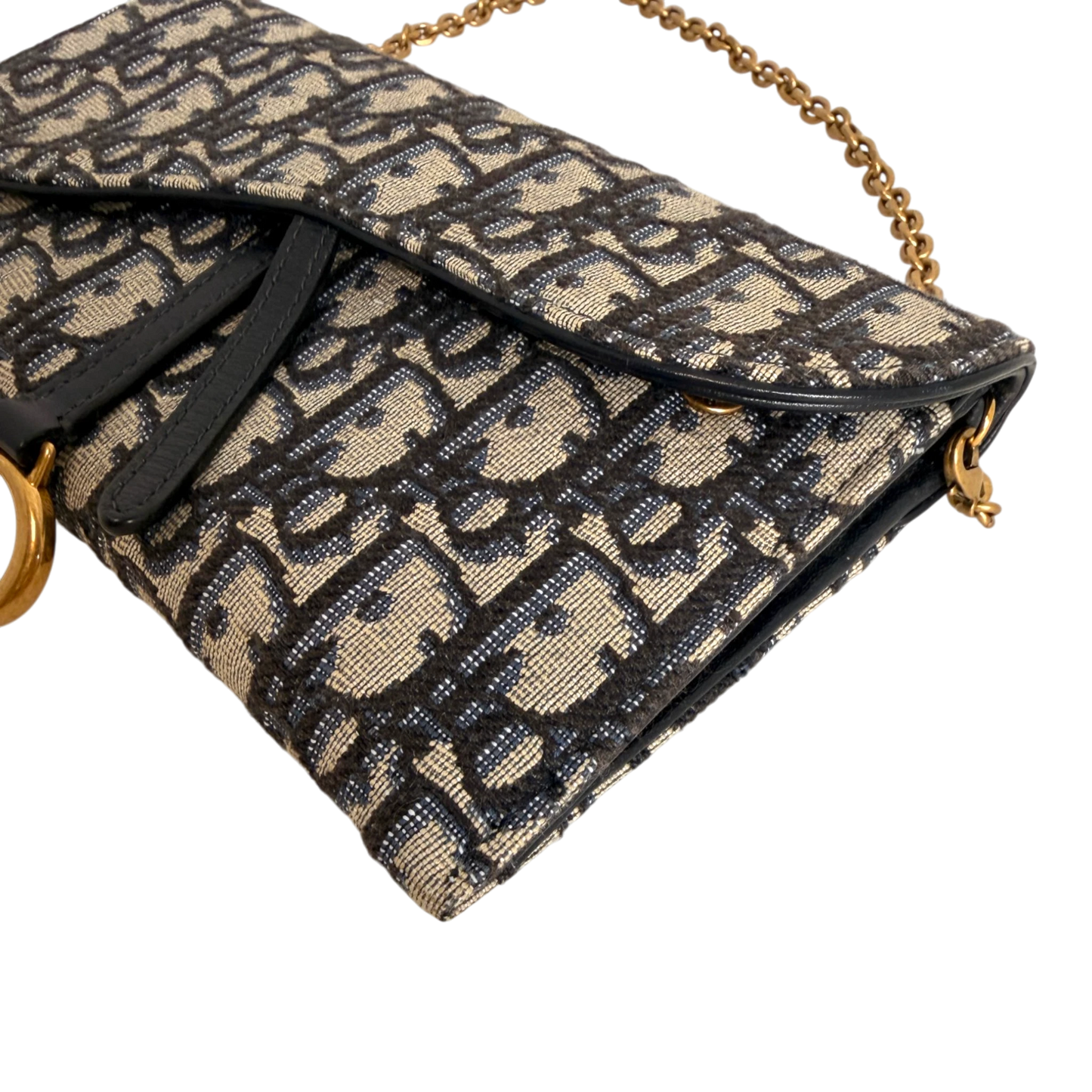 Dior Saddle Long Wallet Oblique Dior